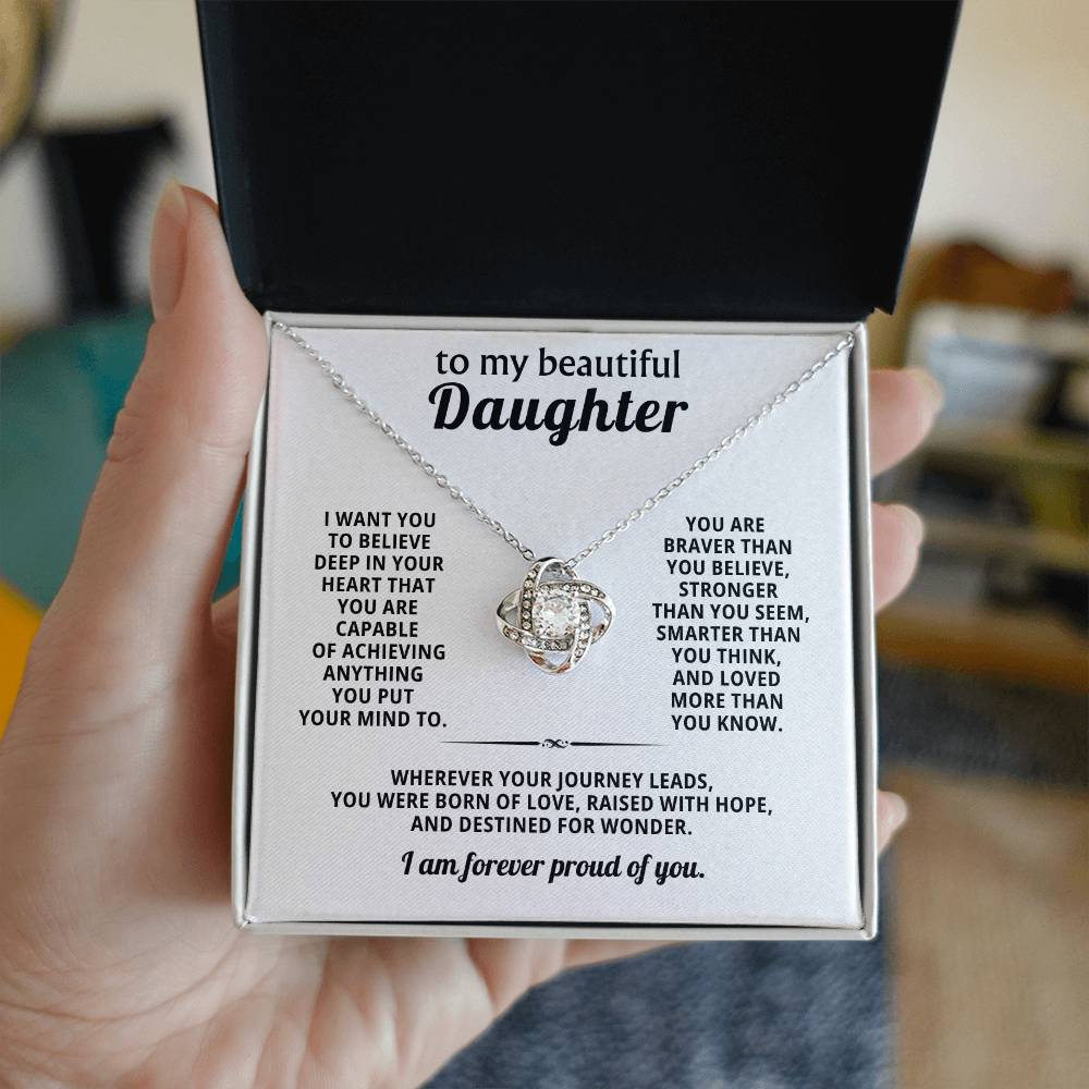 To my beautiful daughter, Wherever your journey leads, you were born of love