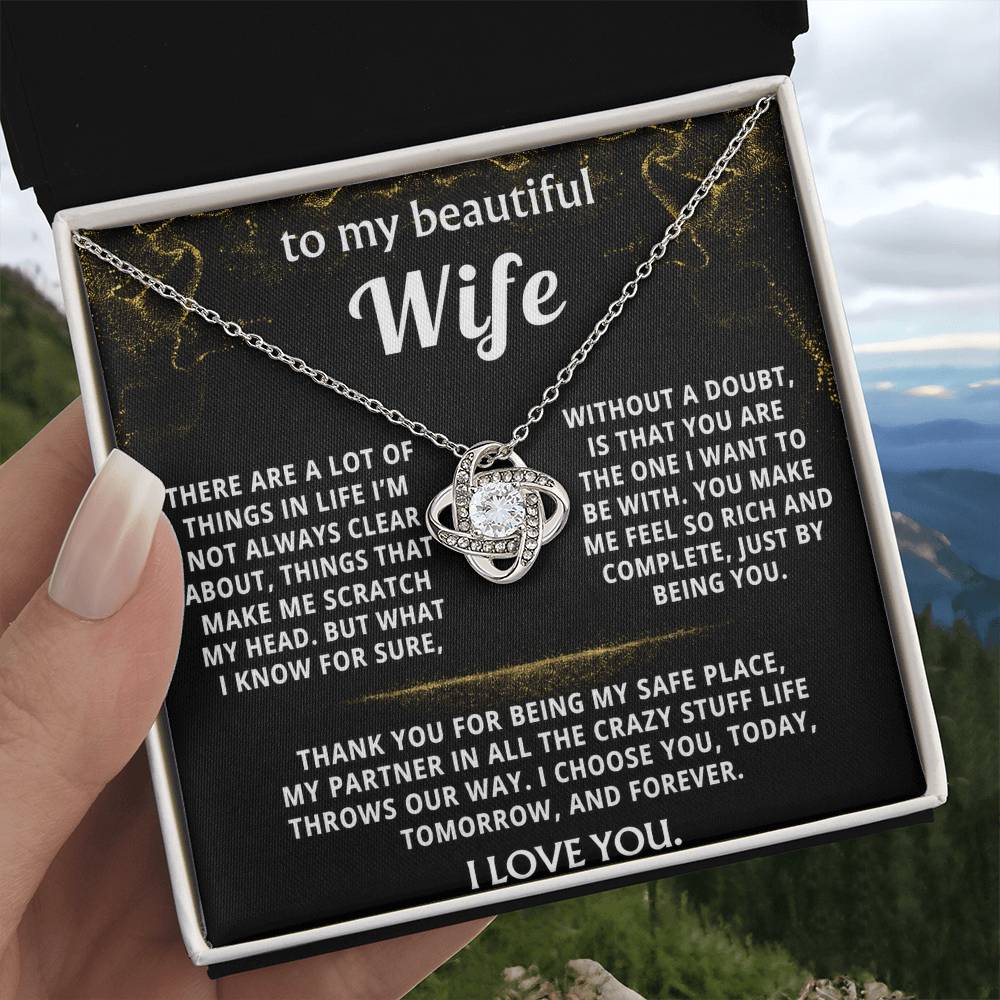 To My Wife, You make my life rich and complete.