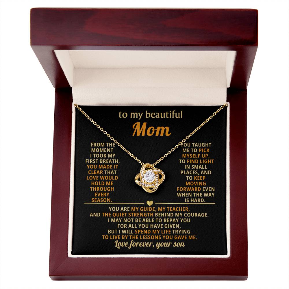 To My Mom, You are my guide, my teacher, and the quiet strength behind my courage