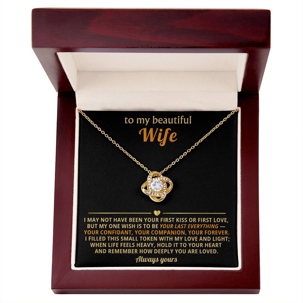 To my beautiful Wife, I filled this small token with my love and light