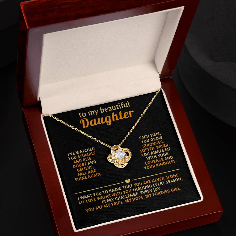 To my beautiful Daughter, You are my pride, my hope, my forever girl.