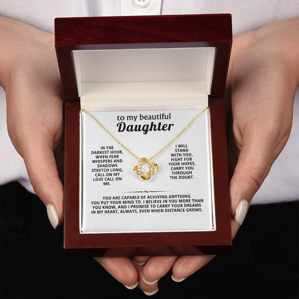 To my beautiful daughter, I promise to carry your dreams in my heart, always