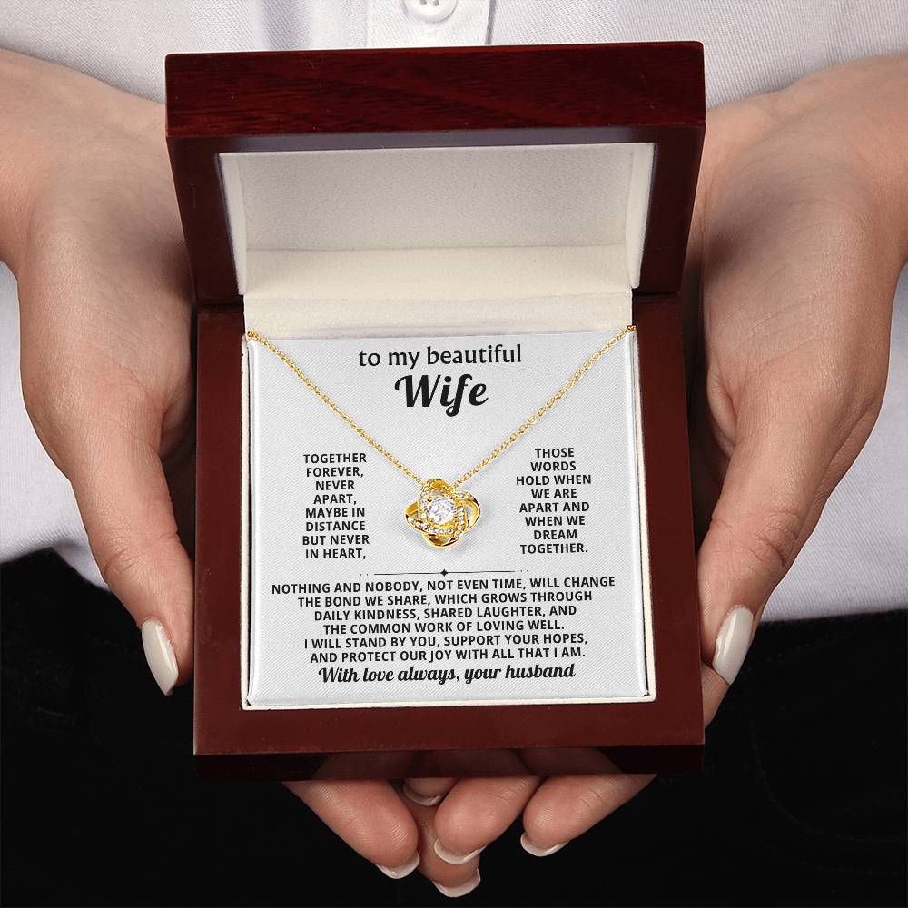 To my beautiful Wife, Nothing and nobody, not even time, will change the bond we share