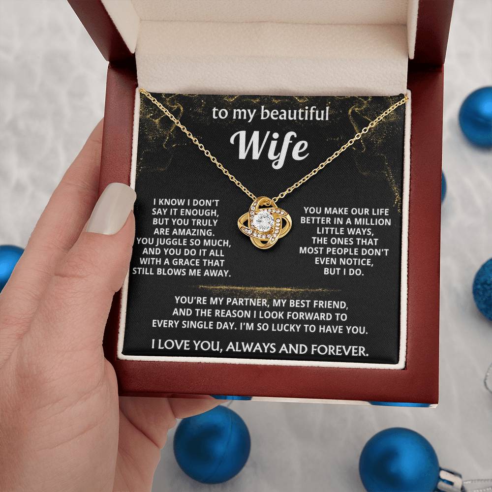 To My Wife, You make my life truly amazing.