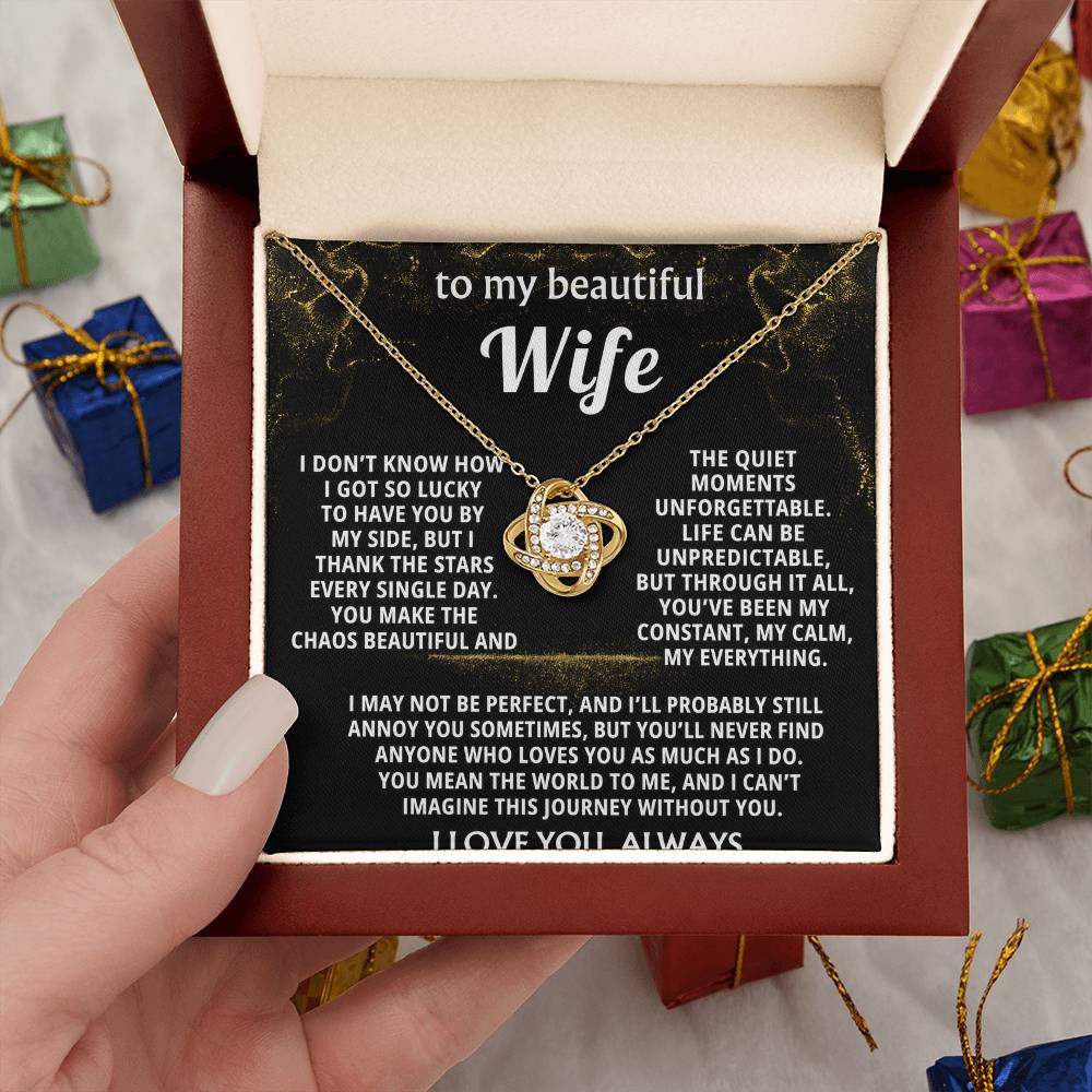 To My Wife, You make my life beautiful.