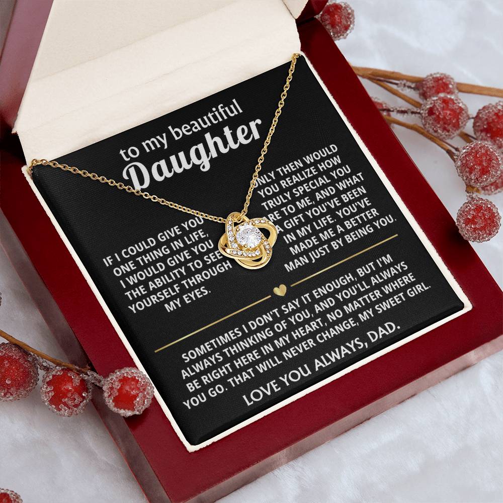 To My Beautiful Daughter, You're a special gift in my life.