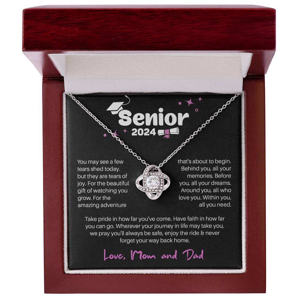 GRADUATION ADVENTURE FOR HER LOVE KNOT NECKLACE