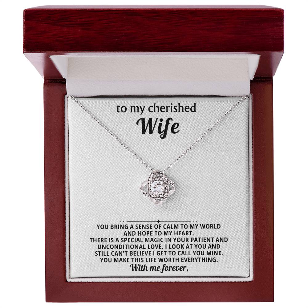 To my cherished wife, You bring a sense of calm to my world and hope to my heart