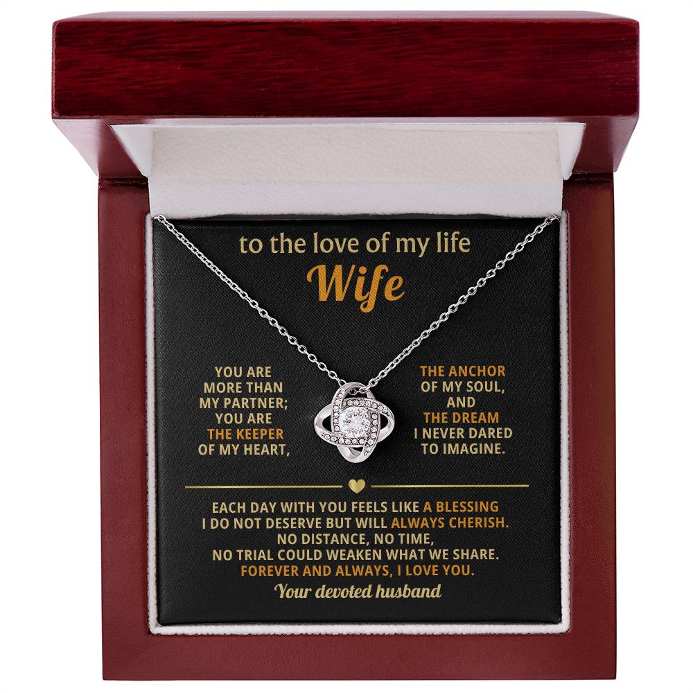 To the love of my life - Wife, you are the keeper of my heart