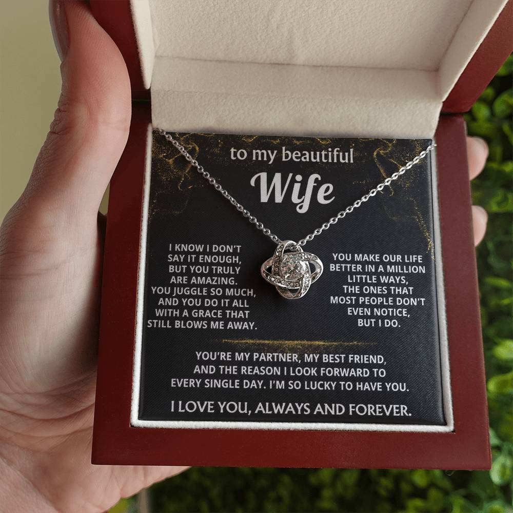 To My Wife, You make my life truly amazing.