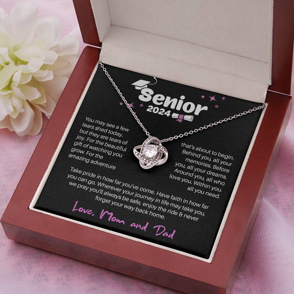 GRADUATION ADVENTURE FOR HER LOVE KNOT NECKLACE