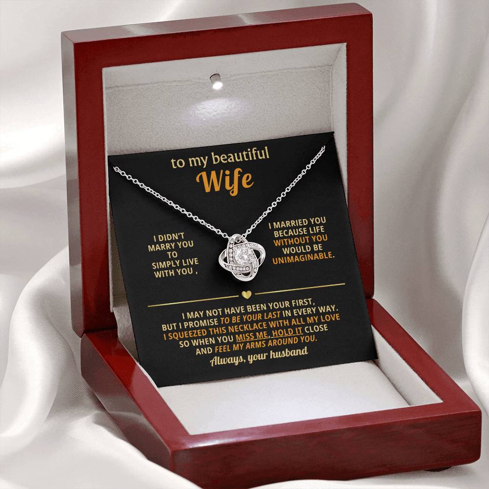 To my beautiful Wife, I married you because life without you would be unimaginable