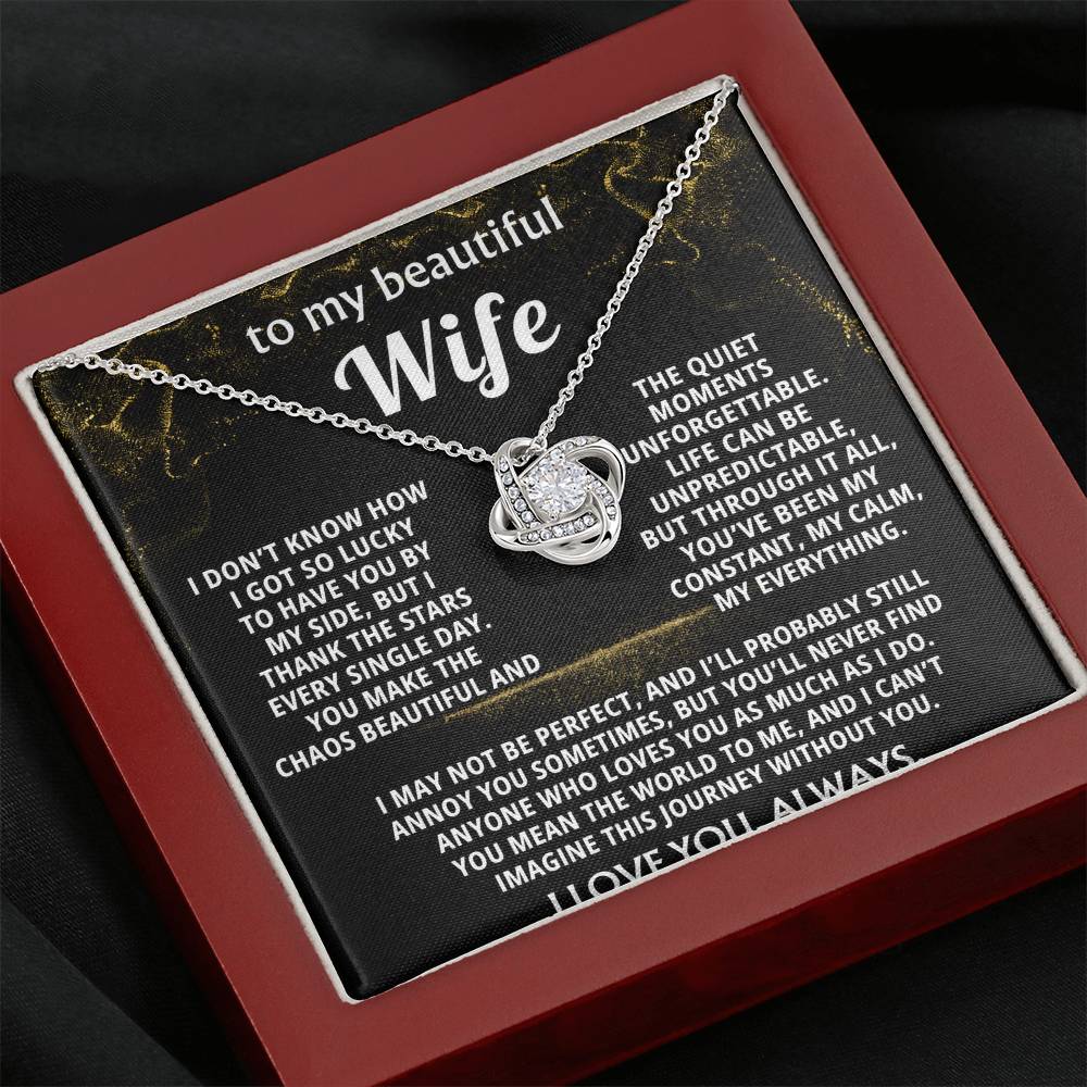 To My Wife, You make my life beautiful.