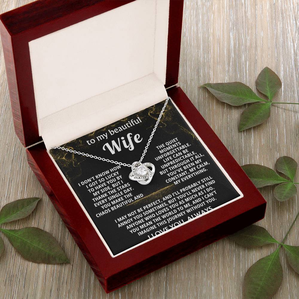 To My Wife, You make my life beautiful.