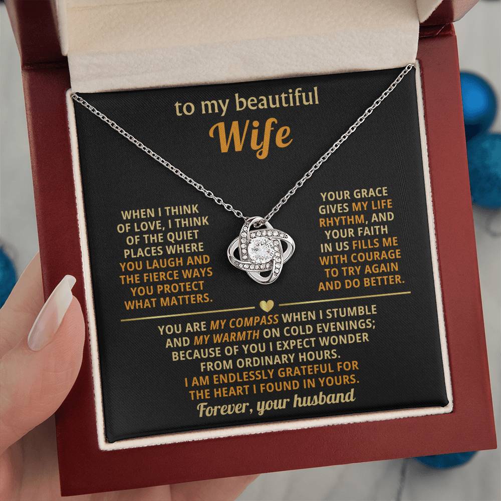 To my beautiful Wife, Your grace gives my life rhythm