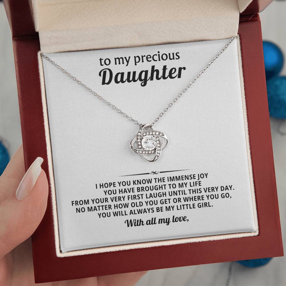 To my precious daughter, I hope you know the immense joy you have brought to my life