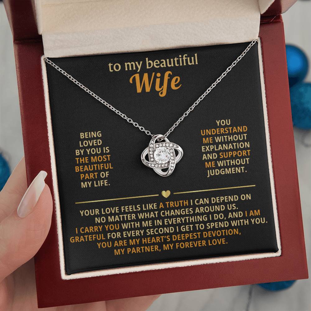 To my beautiful wife, Being loved by you is the most beautiful part of my life