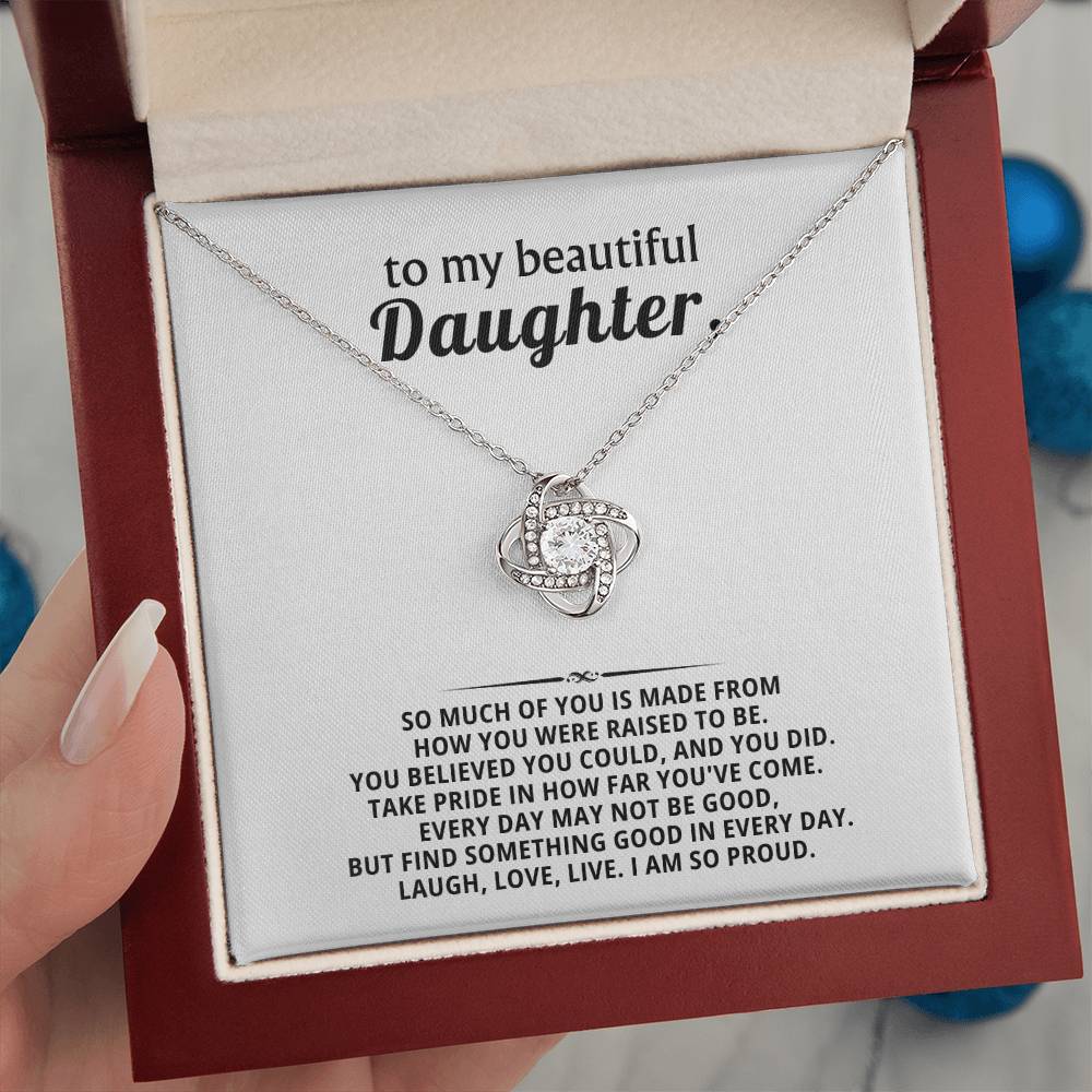 To my beautiful Daughter, You believed you could, and you did