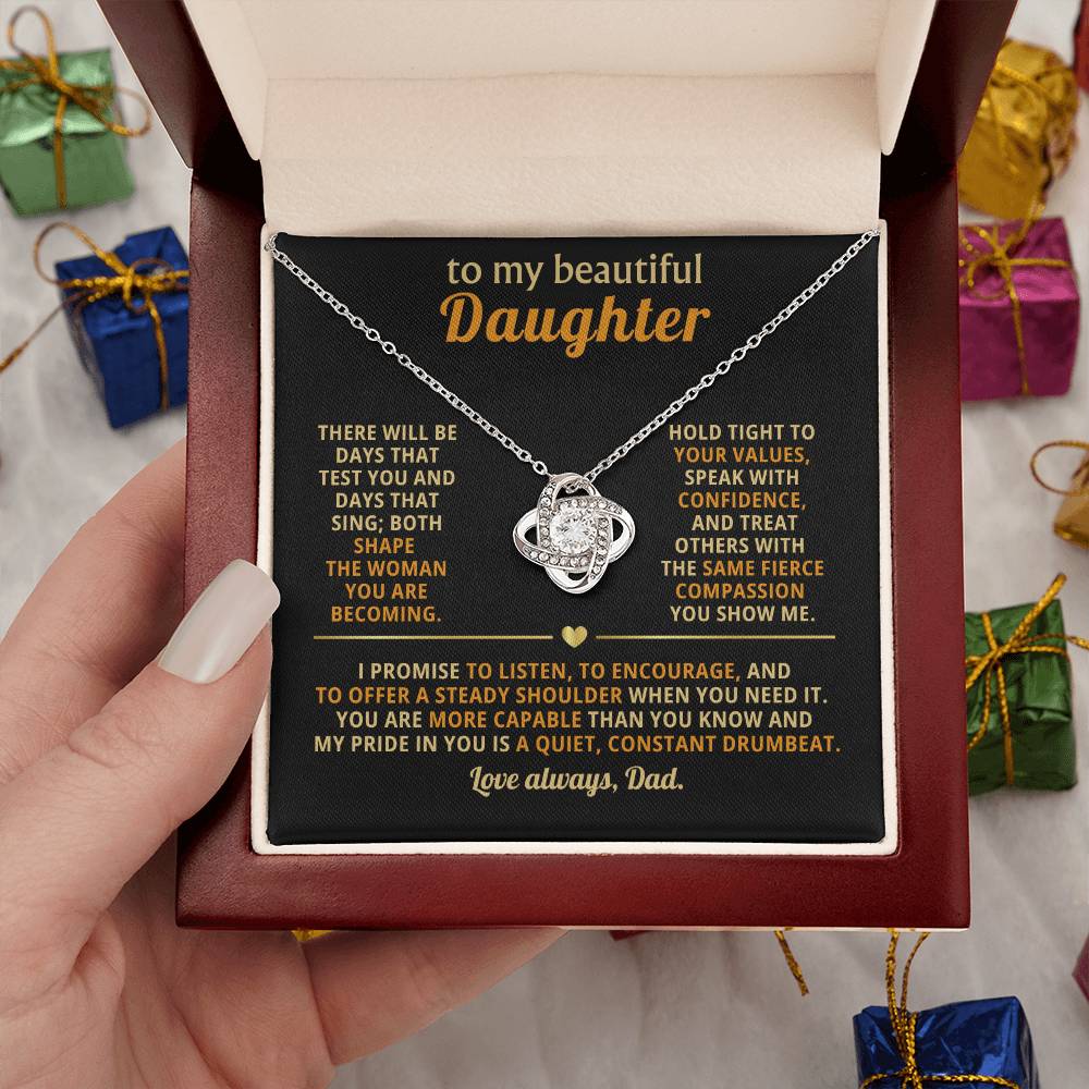 To my beautiful Daughter,ou are more capable than you know and my pride in you is a quiet