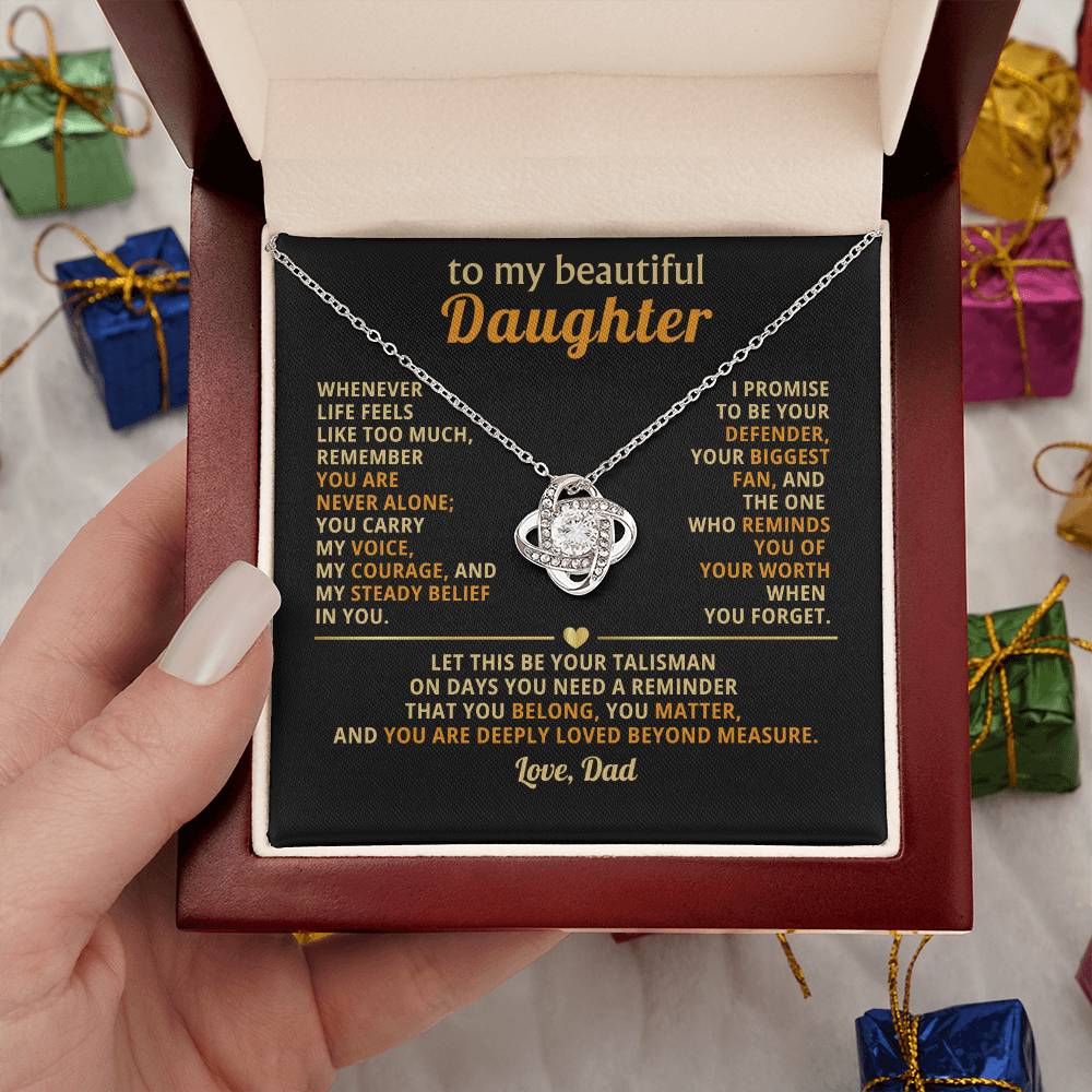 To my beautiful Daughter, I promise to be your defender, your biggest fan