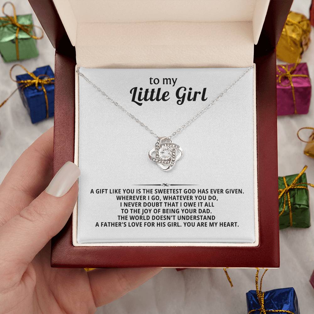 To My Little Girl, gift like you is the sweetest God has ever given