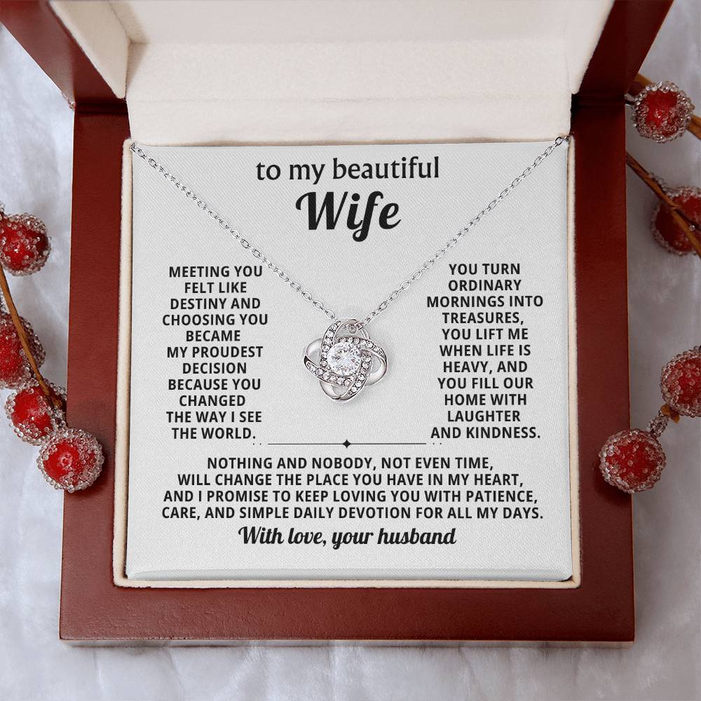 To my beautiful Wife, Meeting you felt like destiny and choosing you became my proudest decision