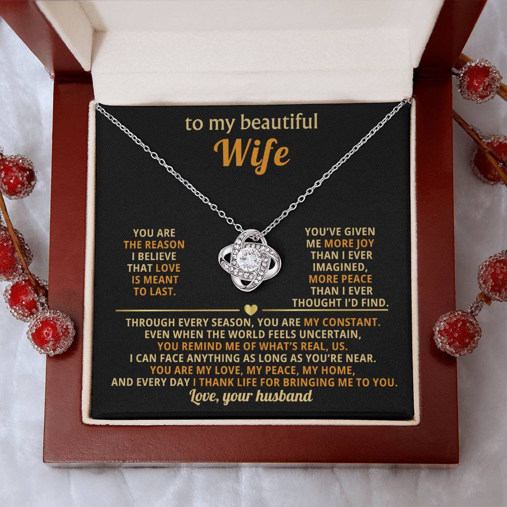To my beautiful Wife, You are the reason I believe that love is meant to last