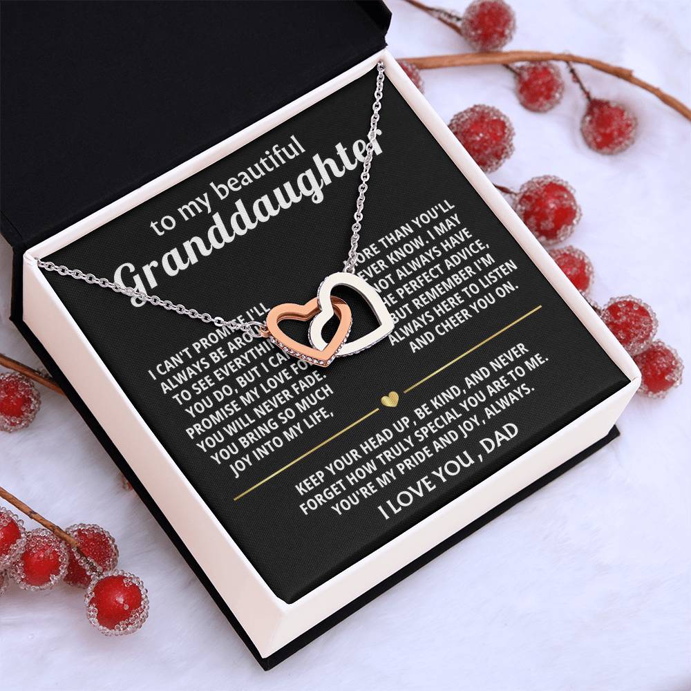 To My Sweet Granddaughter, You are my pride and joy.