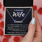 TO MY WIFE SOONER NAME NECKLACE GIFT SET