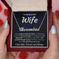 TO MY WIFE SOONER NAME NECKLACE GIFT SET