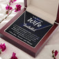 TO MY WIFE SOONER NAME NECKLACE GIFT SET
