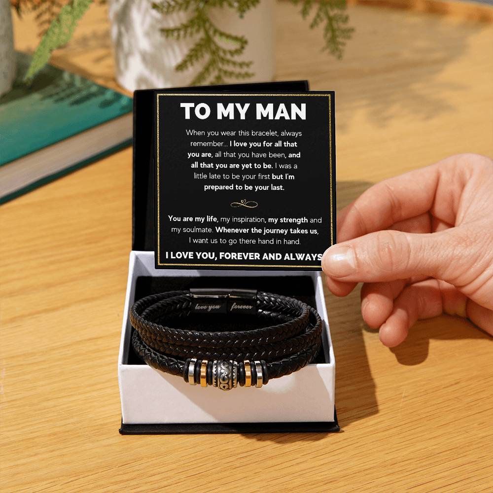 TO MY MAN I LOVE YOU BRACELET