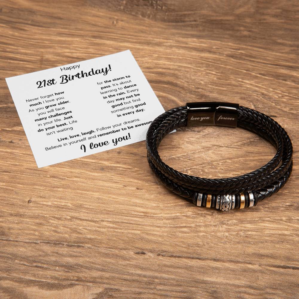 21ST BIRTHDAY STORM BRACELET