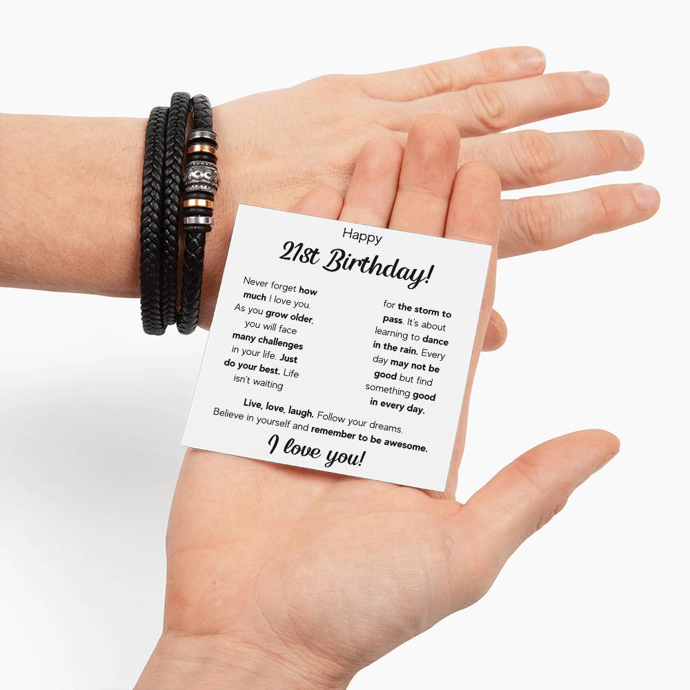 21ST BIRTHDAY STORM BRACELET