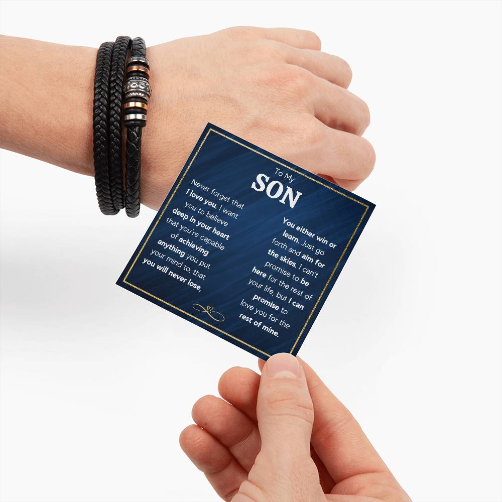 TO MY SON SKIES BRACELET