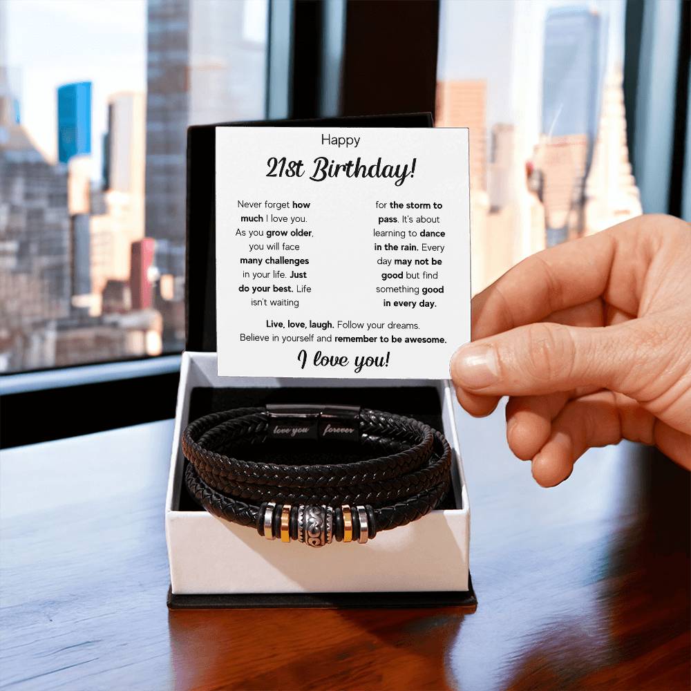 21ST BIRTHDAY STORM BRACELET