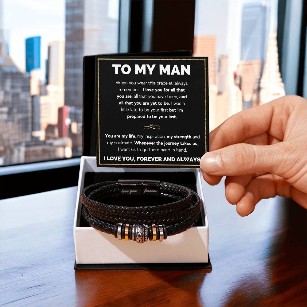 TO MY MAN I LOVE YOU BRACELET