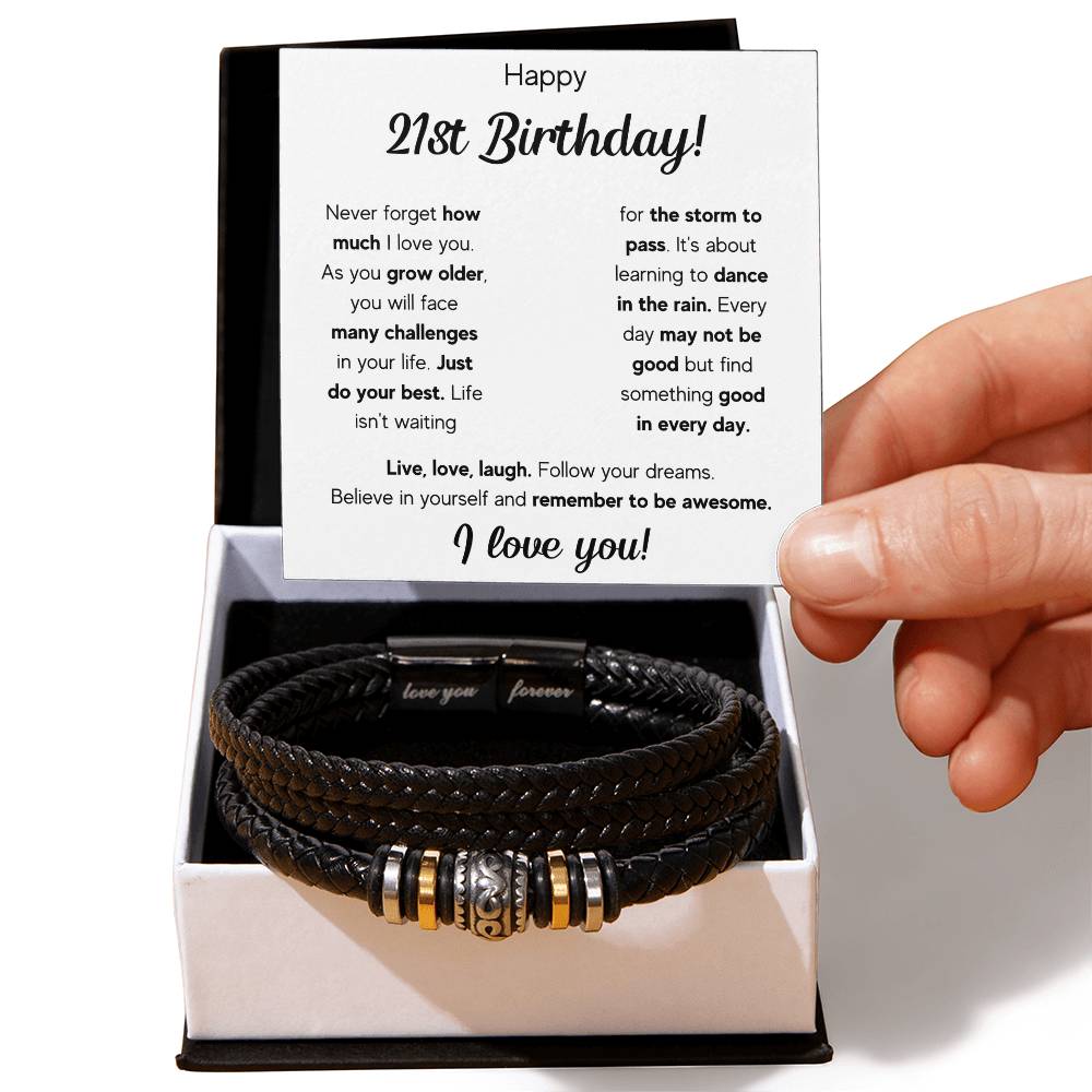 21ST BIRTHDAY STORM BRACELET