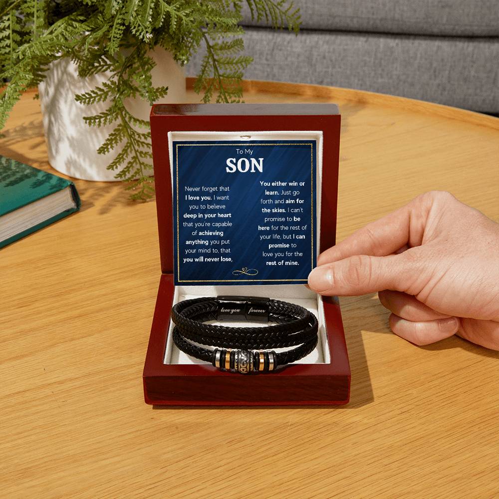 TO MY SON SKIES BRACELET