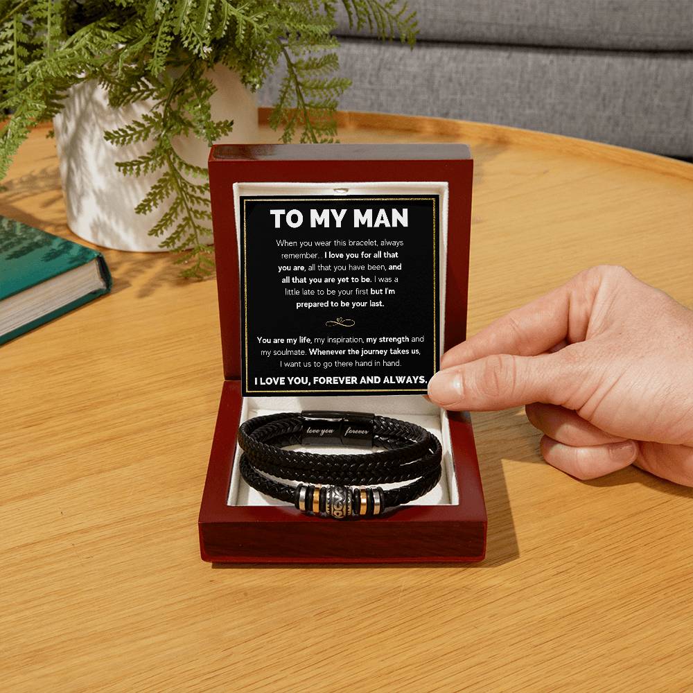 TO MY MAN I LOVE YOU BRACELET