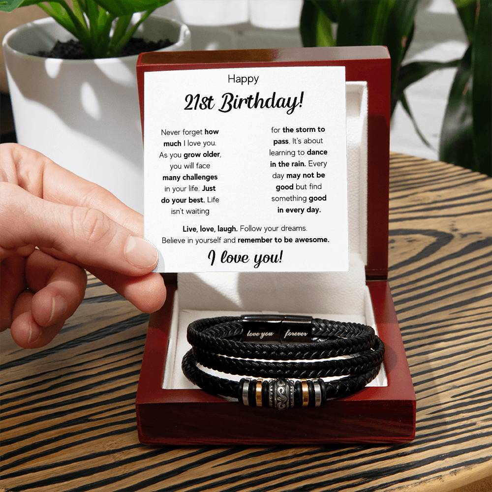 21ST BIRTHDAY STORM BRACELET