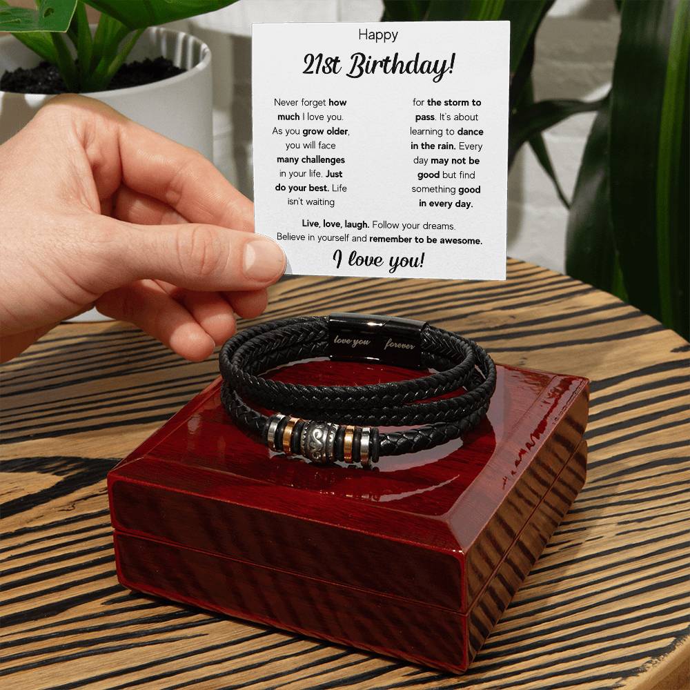 21ST BIRTHDAY STORM BRACELET