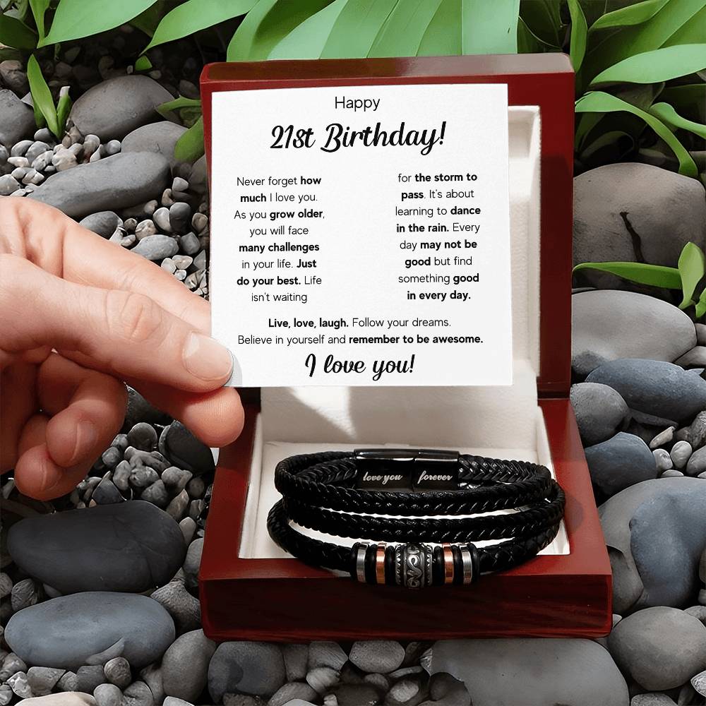 21ST BIRTHDAY STORM BRACELET