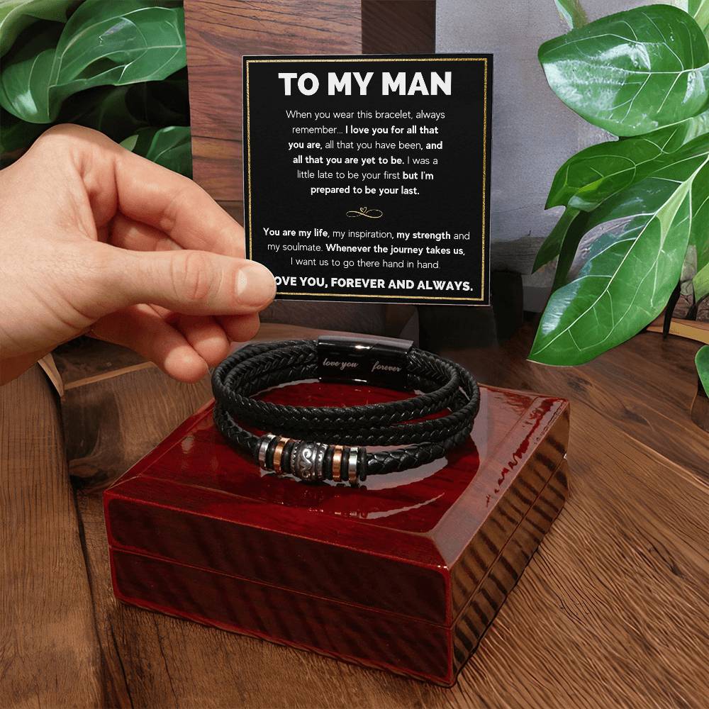 TO MY MAN I LOVE YOU BRACELET