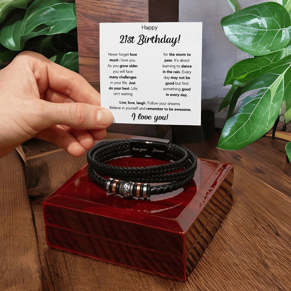 21ST BIRTHDAY STORM BRACELET