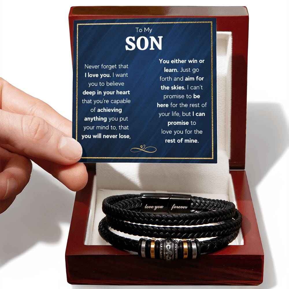 TO MY SON SKIES BRACELET