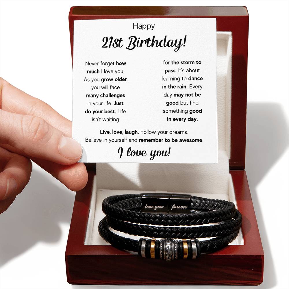 21ST BIRTHDAY STORM BRACELET
