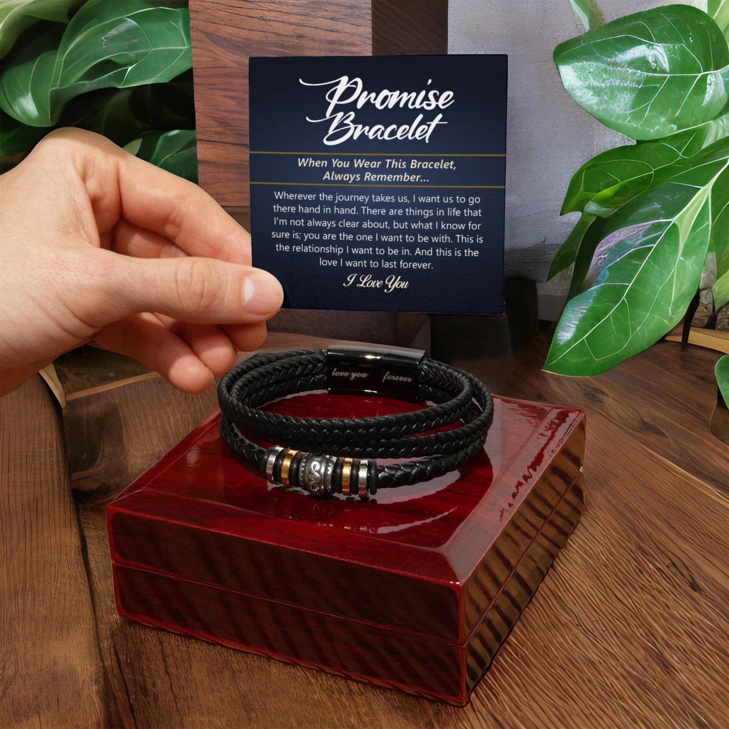 Promise Bracelet Things In Life Love You Forever