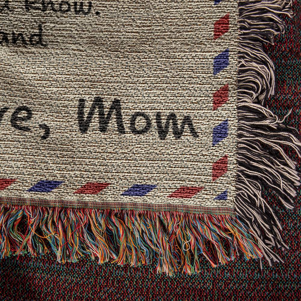 TO MY DAUGHTER FROM MOM BRAVER BLANKET