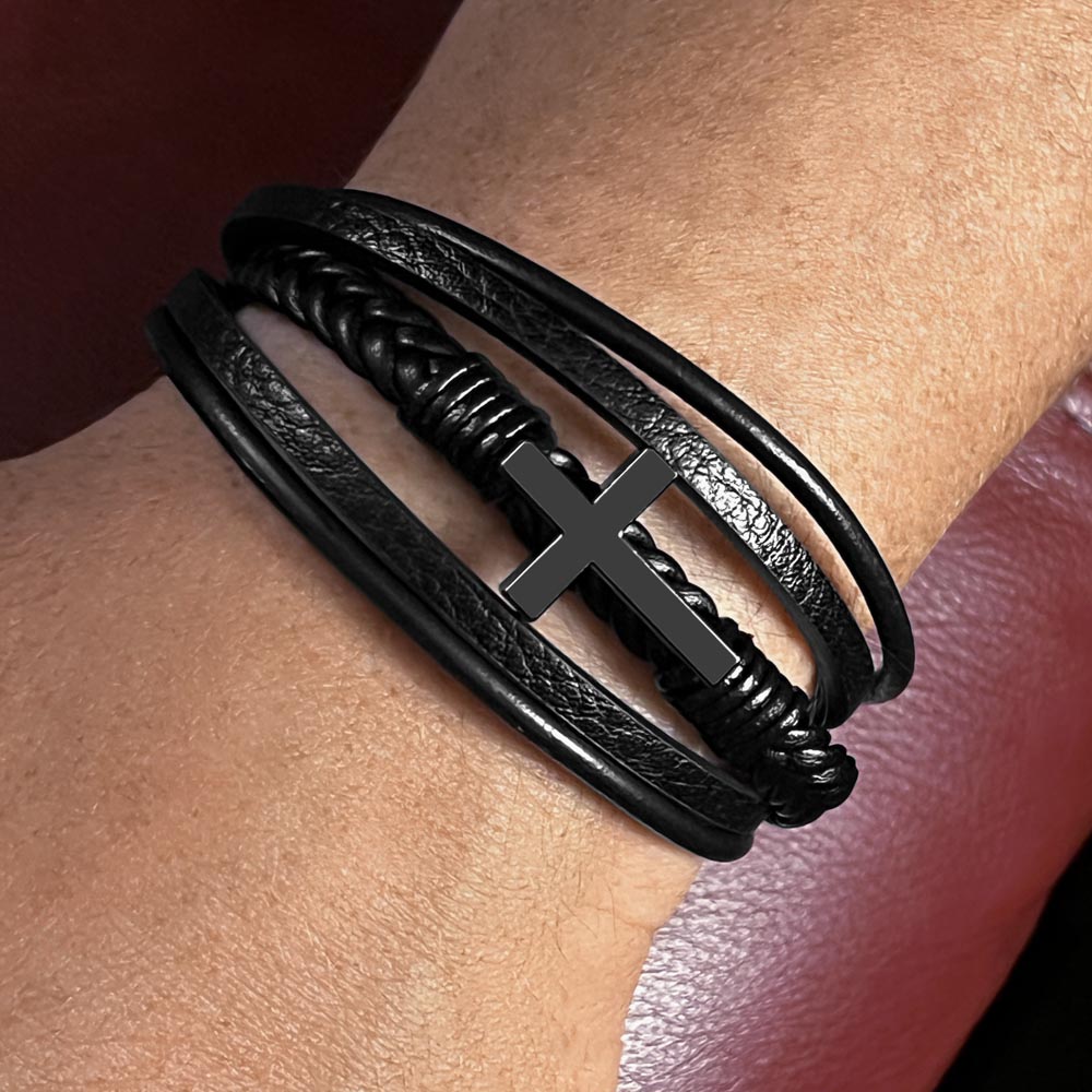 TO MY BOY GRADUATION DREAMS CROSS BRACELET